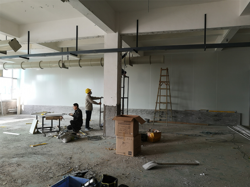 2018年8月深圳市頂成電子公司福建工廠裝修進(jìn)行中！
