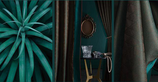 “中國十大品牌窗簾”玉蘭 發(fā)布深綠色系列