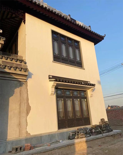 中式鋁合金門窗更加適用于中式特色別墅